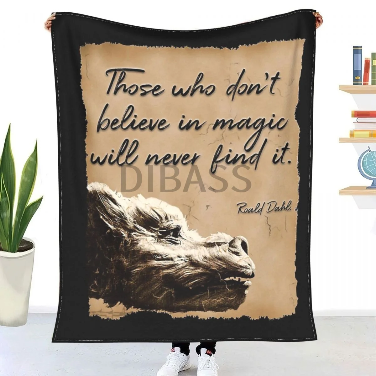 

Фланелевое Одеяло с 3D рисунком The Neverending Story Roald Dahl