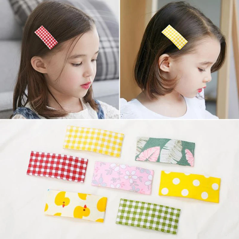 Заколки для волос девочек с принтом арбуза ананаса Цветочные заколки аксессуары