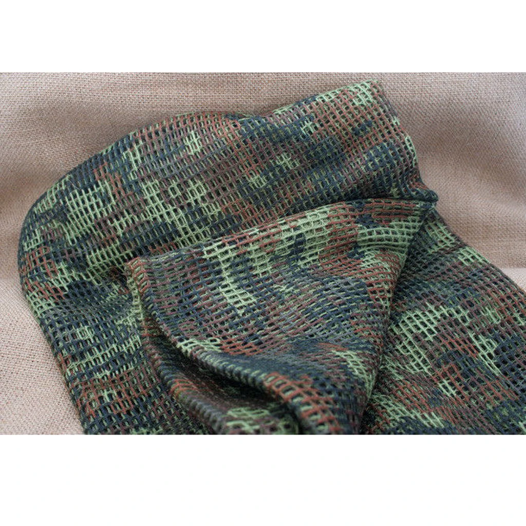 

Tactical Scrim Net Commando Hunting Camouflage Face Veil Scarf Netting Outdoor Hunting Equipment190x90cm