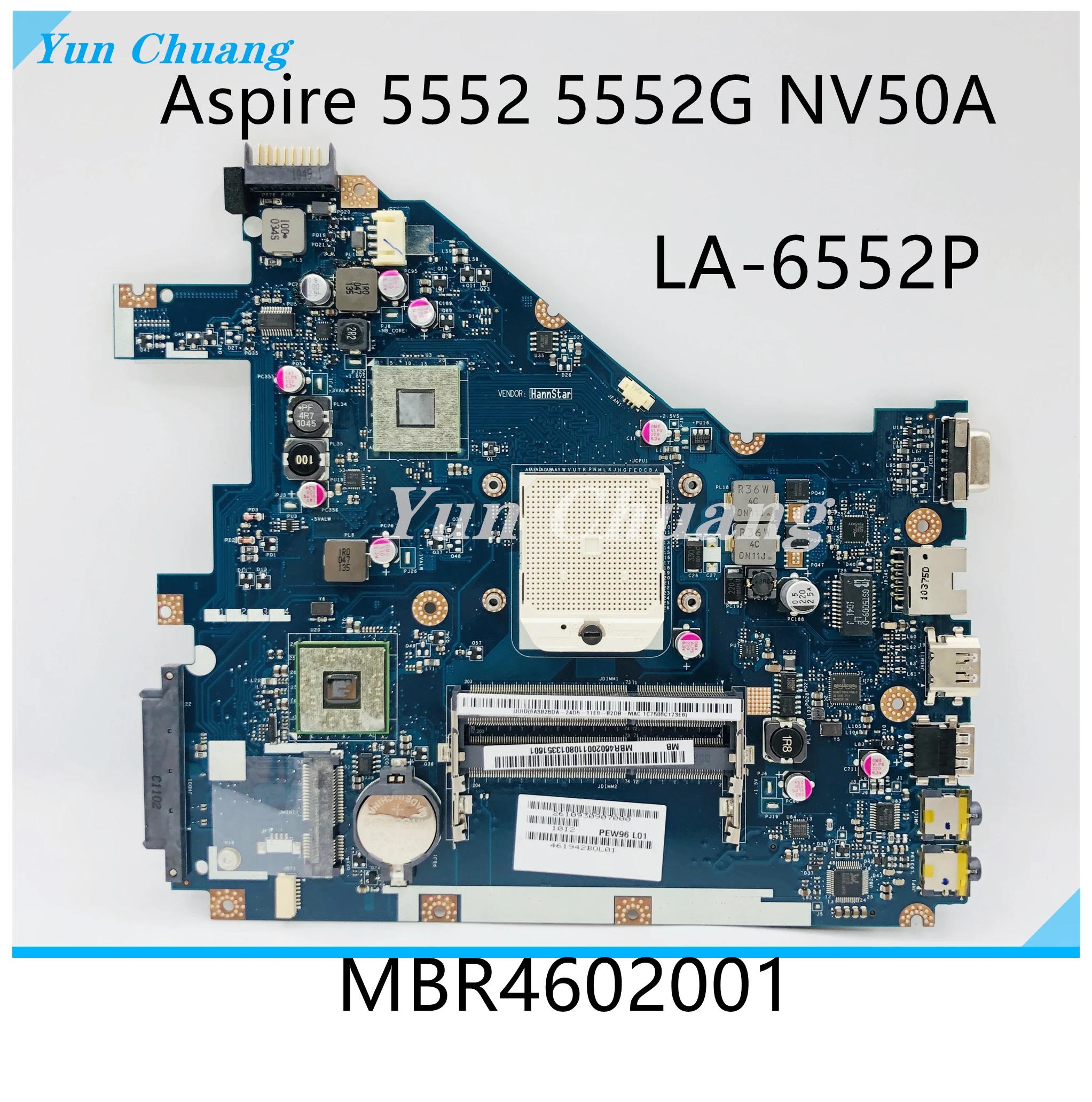 Материнская плата MBR4602001 определенно для ноутбука Acer 5552 5552G NV50A поддержка