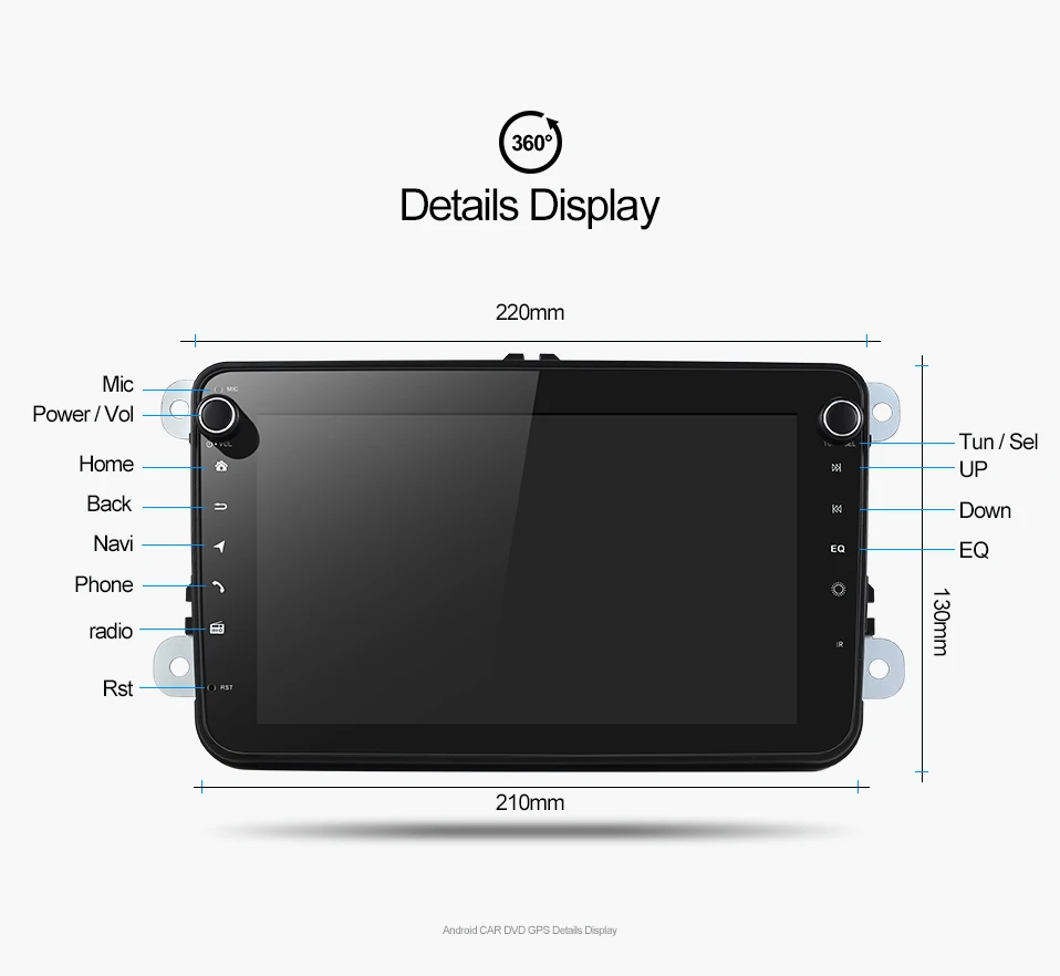 Asottu CDZ8060 android 8,1 автомобильный dvd gps навигатор для skoda для volkswagen golf polo tiguan passat 2 din gps плеер стерео