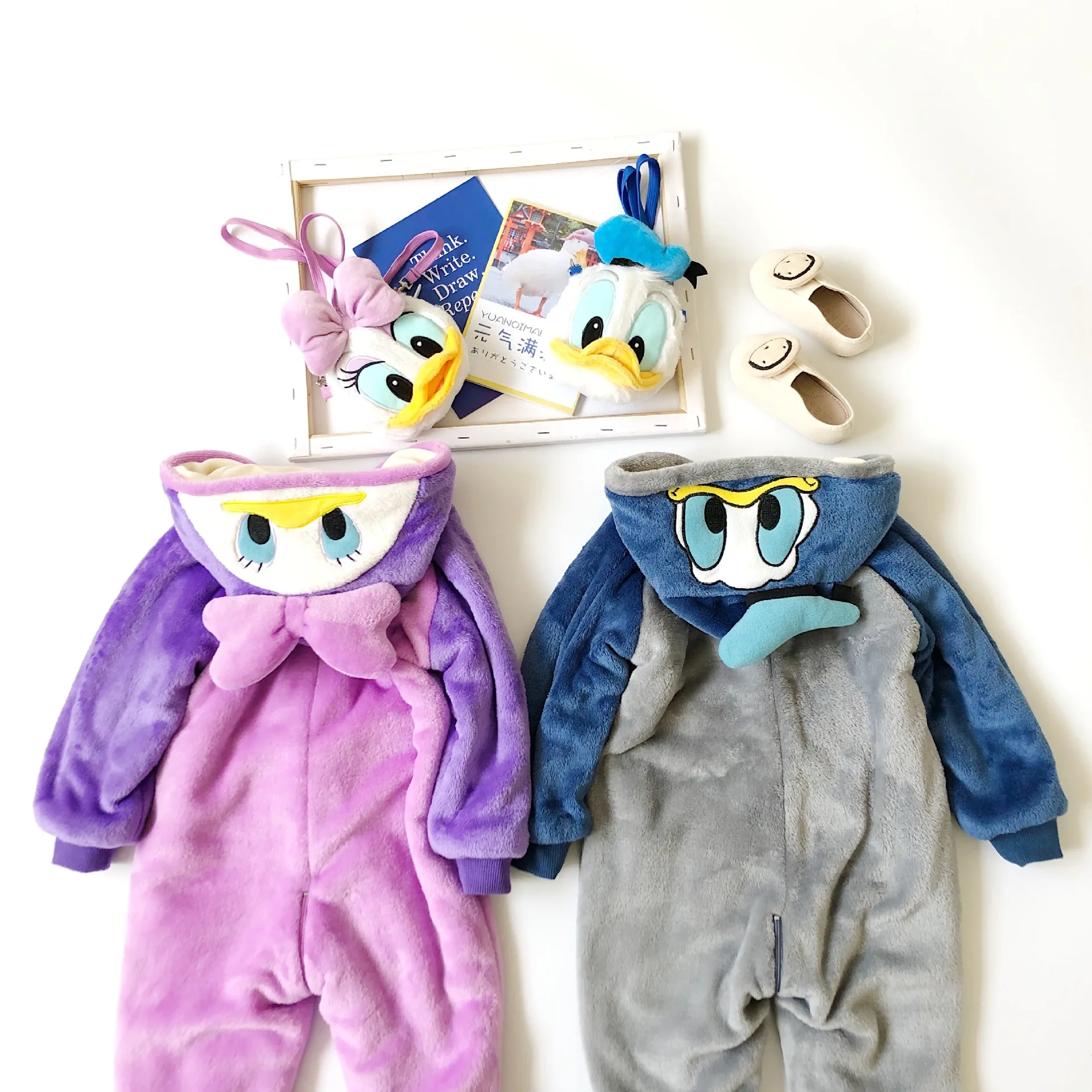 Tonytaobaby/новый зимний фланелевый детский спальный мешок с капюшоном и рисунком для