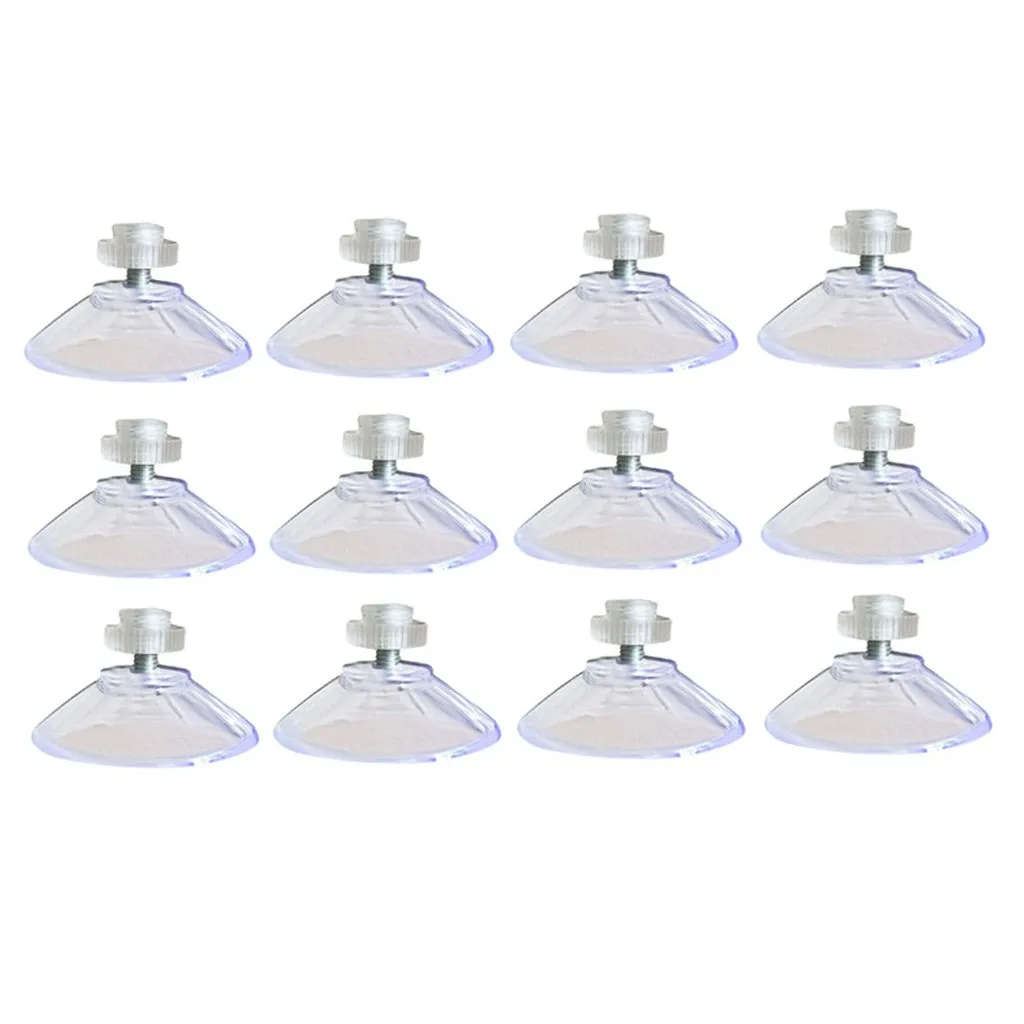 12 шт. с M4 нить 40 мм присоски рифленая гайка ясно для кухни на стену крюк крючок