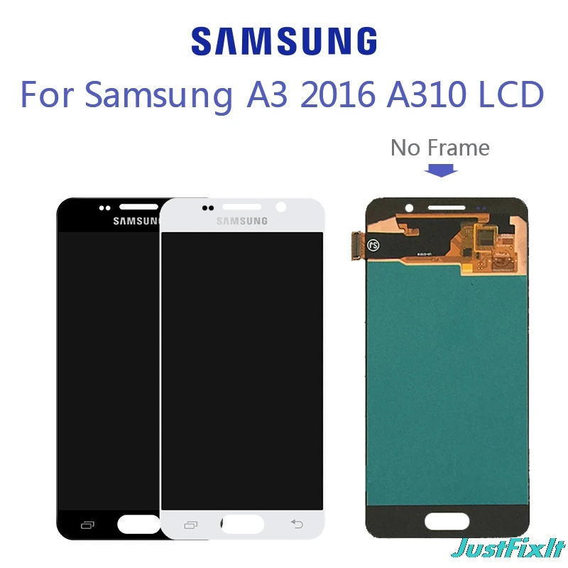 Для Samsung Galaxy A3 2016 A310 A310F A310H A310M ЖК дисплей протестированный дигитайзер сенсорный