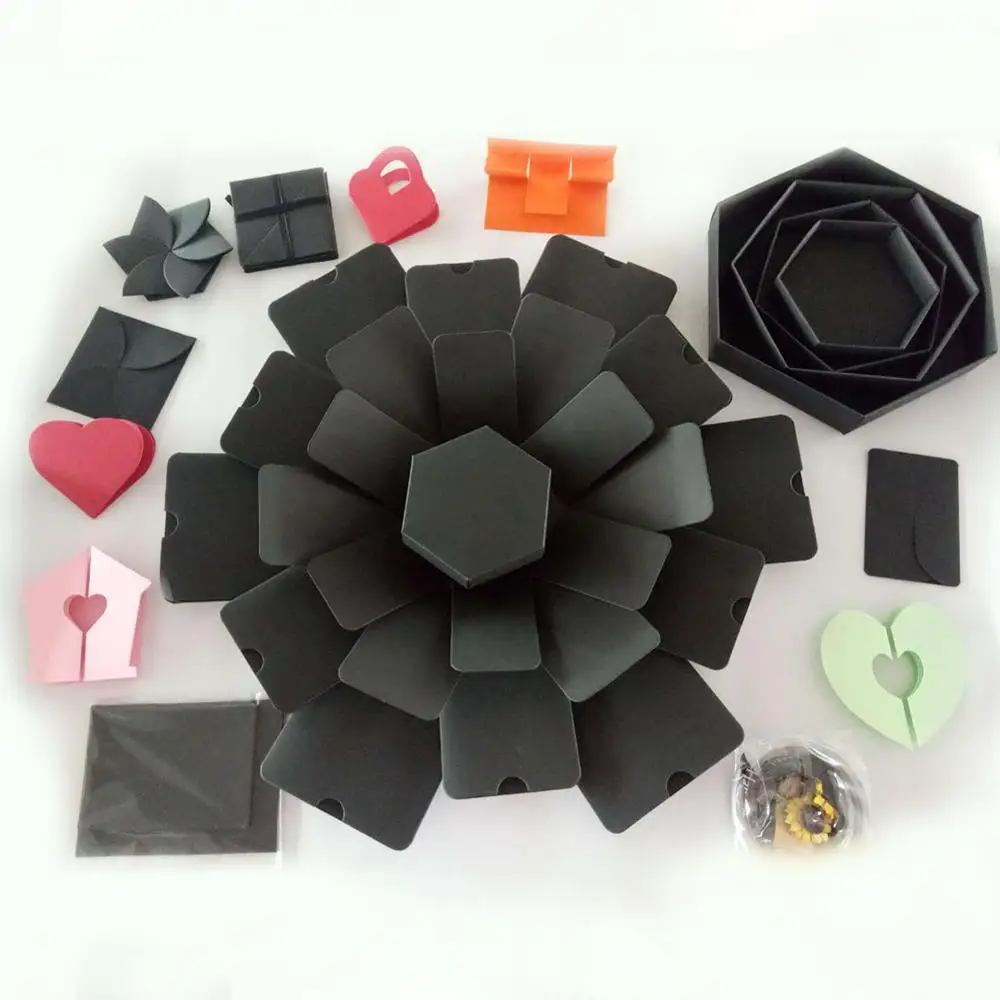 Explosion Photo Box альбом для скрапбукинга DIY фотоальбом креативная взрывающаяся