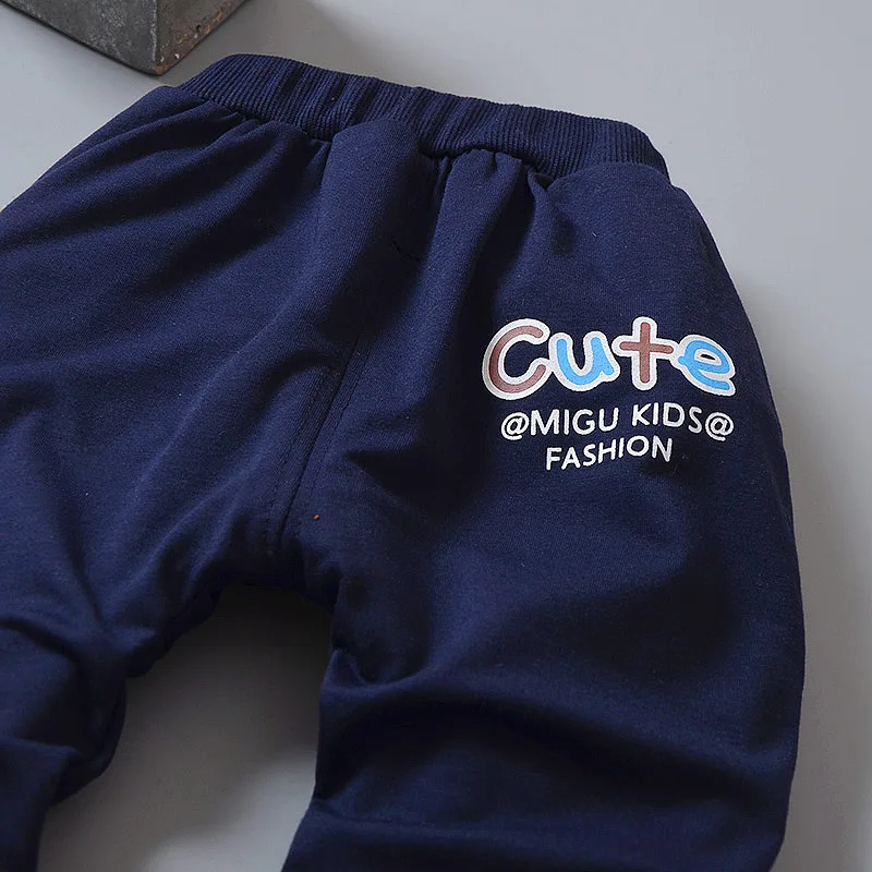 Комплекты зимней одежды для маленьких мальчиков Осенние повседневные комплекты