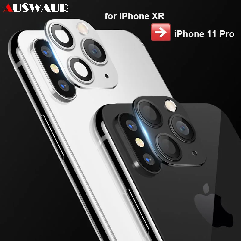 Титановый чехол для объектива камеры iPhone XR X XS MAX вторая Замена 11 Pro Max наклейка на