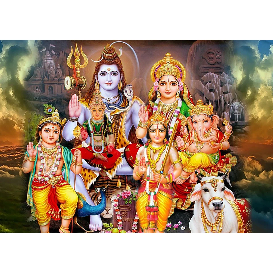 Горячая Распродажа 3D Алмазная вышивка Властелин Ганеша буддийский религиозный 5D