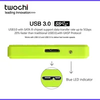Внешний жесткий диск Twochi (2.5'', USB 3.0) разных объемов от 1144 руб с монетками в моб.приложении #1