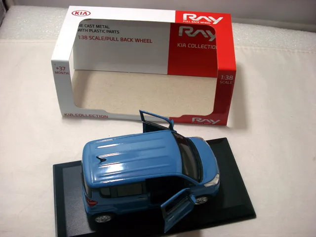 Модель литая под давлением в масштабе 1:38 для KIA RAY K car MPV игрушечный автомобиль из