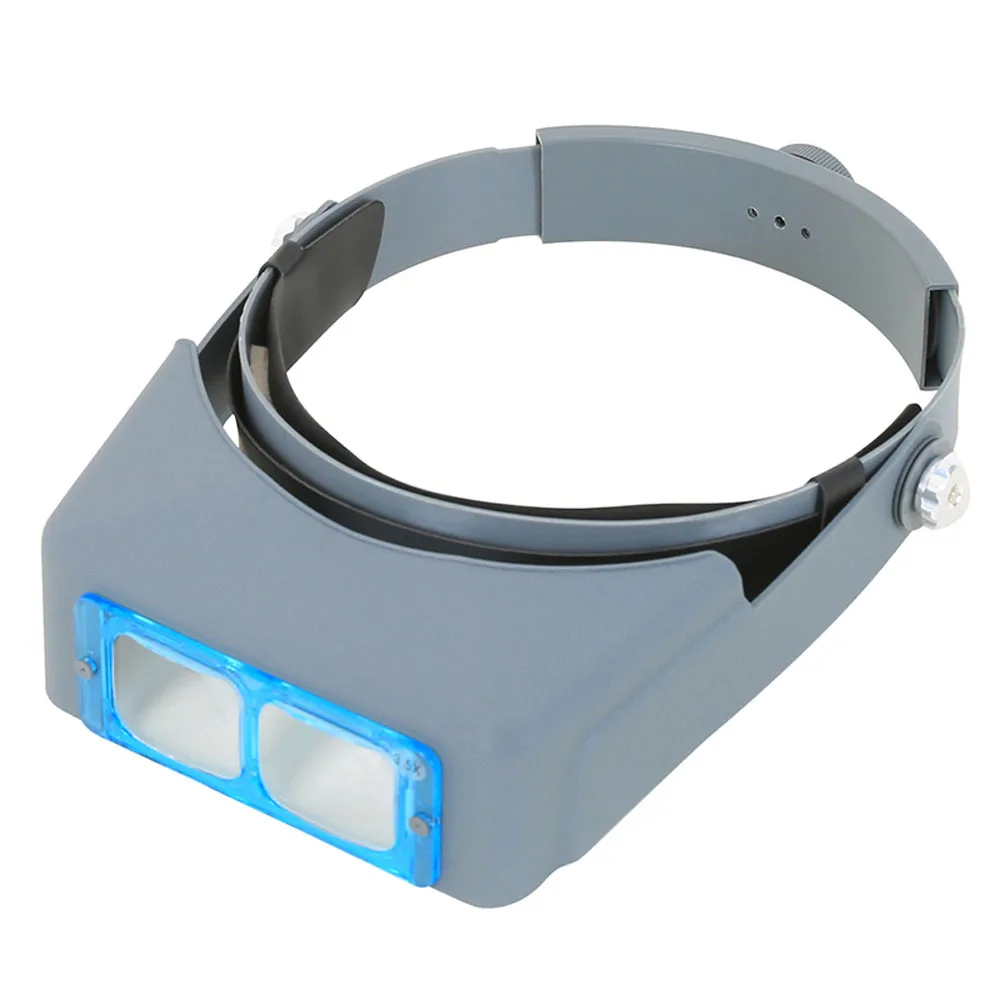 

KKMOON Portable Multifunction Magnifier Wearable Magnifying Loupe with 1.5X/2X/2.5X/3.5X Magnification 4 Replaceable Lenses