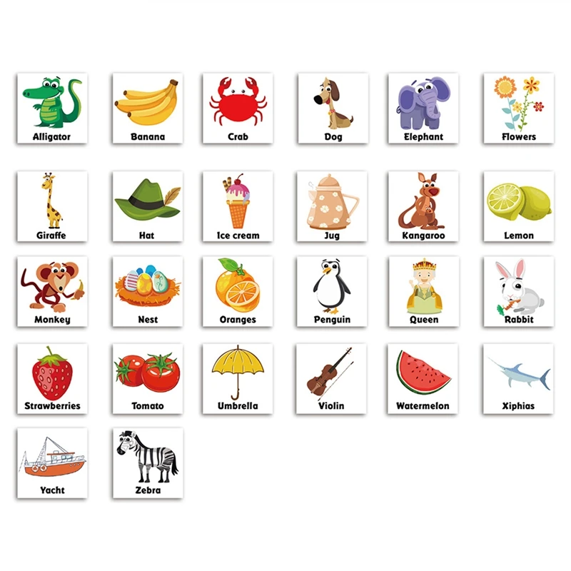 Alphabet Pocket Chart Word Recognition ABC Kids Educational Tool With Card | Игрушки и хобби