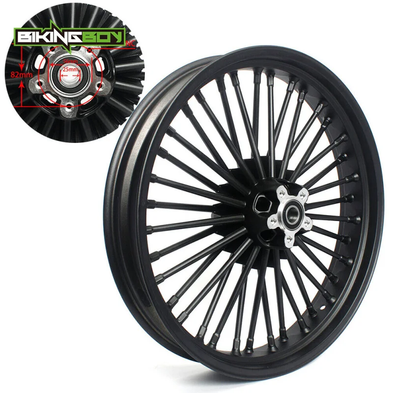 BIKINGBOY 21 &quotx 3 5&quot двойной диск передний обод колеса Ступицы 36 Fat King спица для Harley Dyna