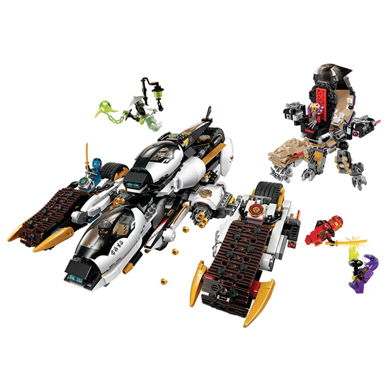 LEGO Phantom серии ниндзя 70595 четыре в одном собранные строительные блоки игрушки