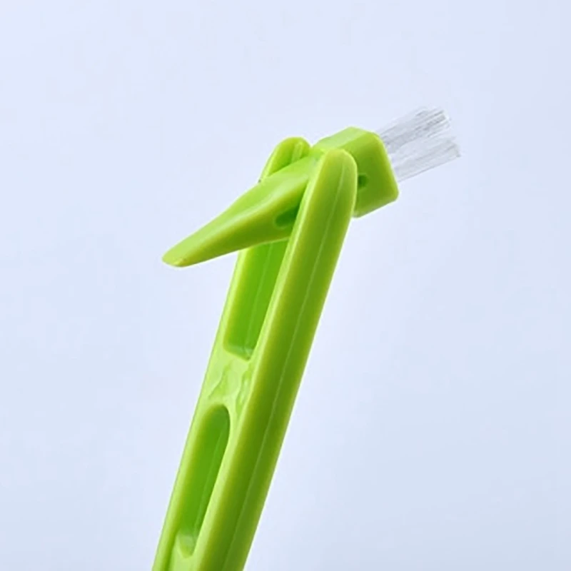 1PC Kitchen Cleaning Tool Nylon Brush For Small Appliance Double-End Receiver Brush Coffee Machine Brush Kitchen Accessories