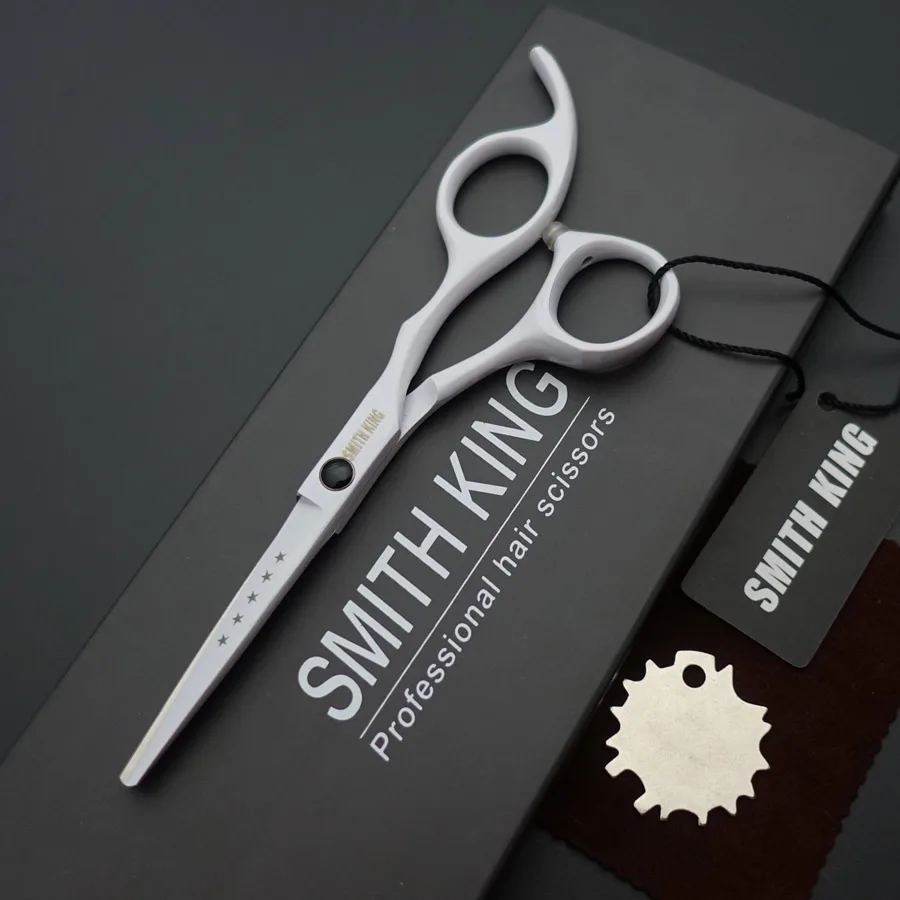 " Профессиональные парикмахерские ножницы, SMITH KING 5 дюймов ножницы для резки Парикмахерские ножницы+ Подарочная коробка/наборы