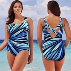 Женский слитный купальник с эффектом пуш-ап