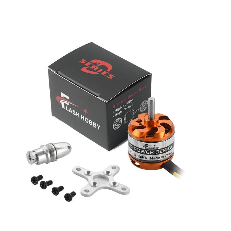 Бесщеточный мотор с внешним ротором FLASHHOBBY D3536 1450KV/1250KV/1000KV/910KV с 2-4s Lipo rc неподвижным крылом самолетом и лодкой