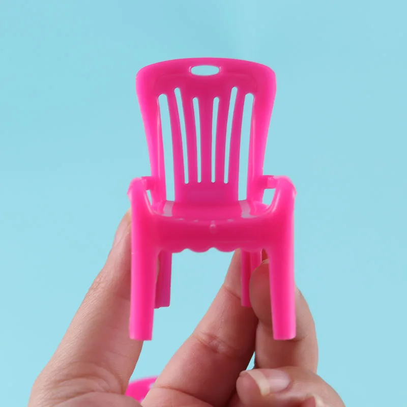 

A03-X080 children baby gift Toy 1/6 1:12 Dollhouse mini Furniture Miniature rement Backrest stool 4pcs/set