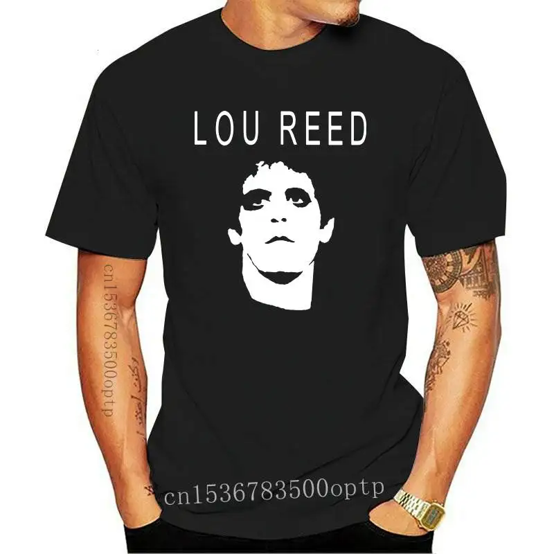 

New striped shirt Lou Reed Fan men shirt men's top tees fashion summer brand tee-shirt male tops