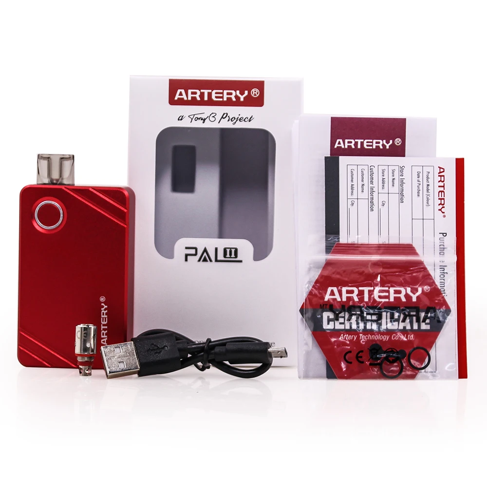 Артерия PAL II Pod Комплект с 1000 мАч батарея мод 3 мл система оригинальный Vape комплект