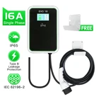 Зарядная Станция для электромобилей EVSE J1772, IEC 62196-2, со светодиодным дисплеем, для автомобилей BMW, BENZ, HONDA, VW ID