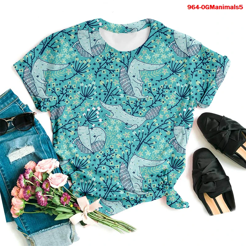 

3D Hip Hop T-Shirt Boys animals Fashion Cat Short Sleeve Kids Casual Style T Shirt Aummer Streetwear Gift Dog Women/Men Tshirts