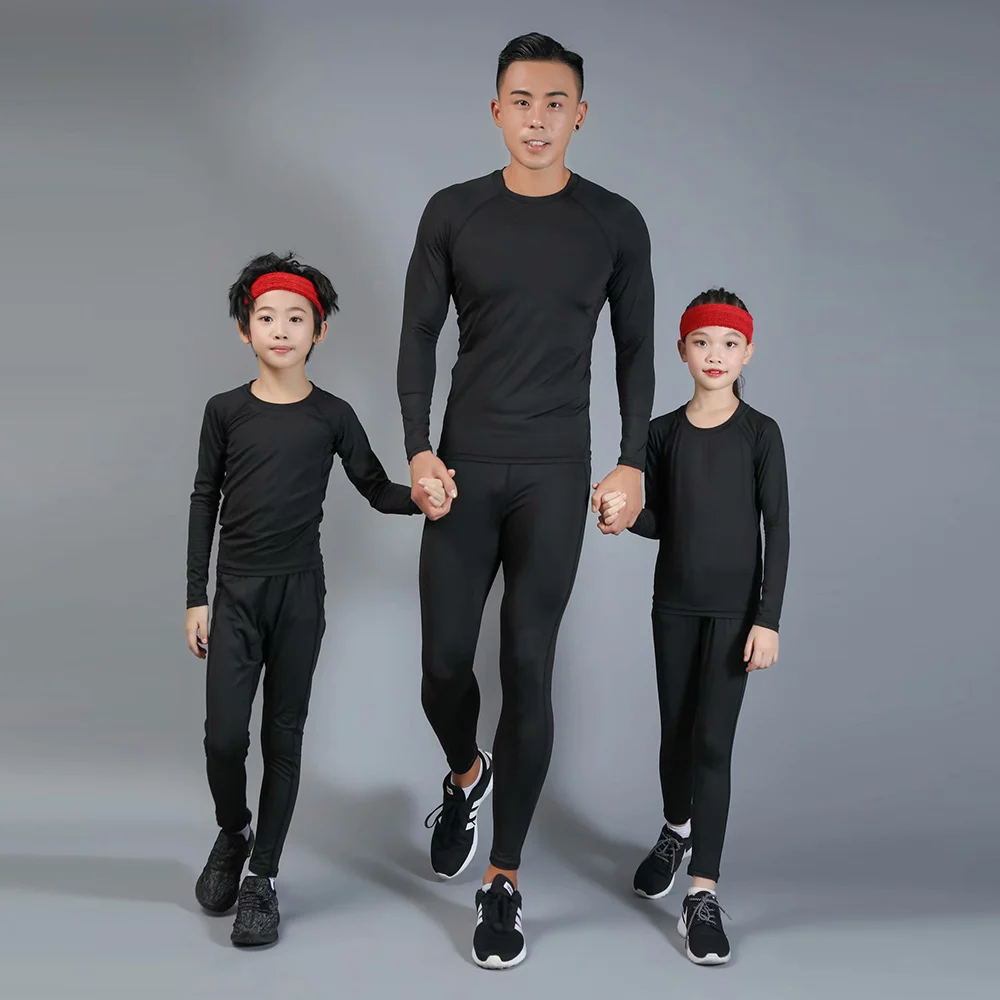 Мужская спортивная компрессионная одежда леггинсы для спортзала тренировок