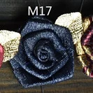 M17 BoYuTe/Розничная ; высокое качество; булавка с розами; Мужская модная свадебная бутоньерка - Окраска металла: M17