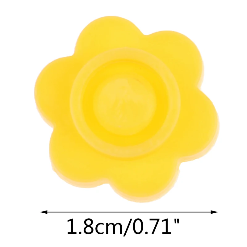 

100Pc 7In1 Flower-Shape Eyelash Extension Glue Cups Tattoo Adhesive Pigment Cups