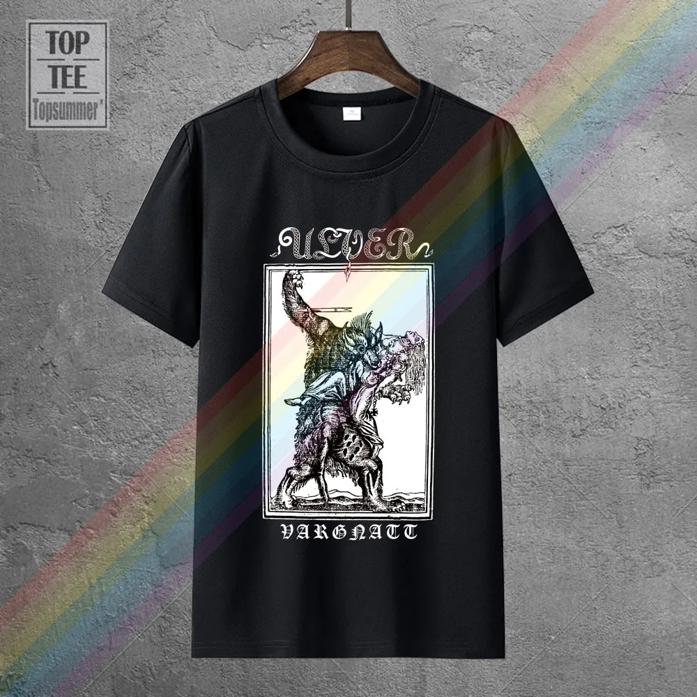 

Ulver Vargnatt T-Shirt M Mayhem Gorgoroth Darkthrone Emperor Satyricon Taake 100% Cotton Short Sleeve O-Neck Tops Tee Shirts