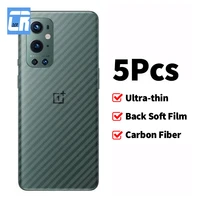 5 10pcslot carbon fiber matte back soft film for oneplus 9 pro 9rt 9r 8 8t 7t 7 6t screen protector oneplus nord 2 ce not glass
