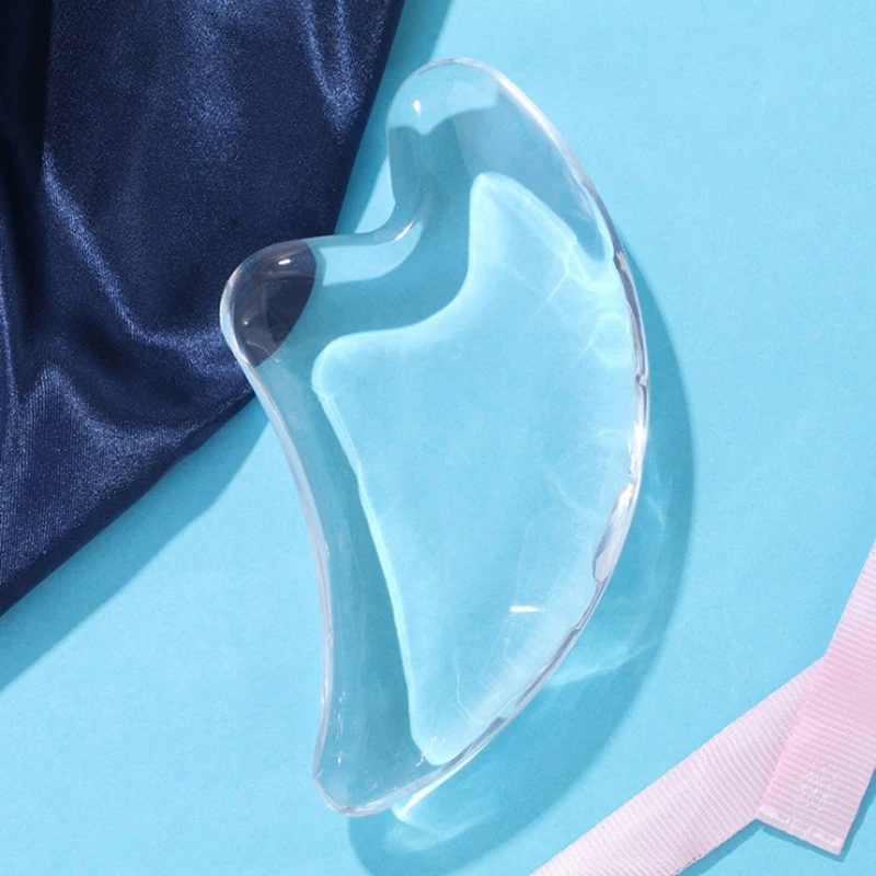 

Crystal Scraping Board Face Lifting Tool Gua Sha Thin Face Beauty Massage Wrinkle Removal Guasha Hand Tool Facial Massager