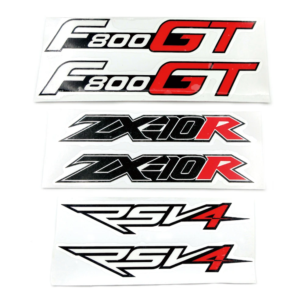 

1 Pair Motorcycle Badge Fairing Decals Emblem Logo Sticker For BMW F800 GT Kawasaki ZX-10R Aprilia RSV4 Suzuki GSXR Yamaha R1 R6