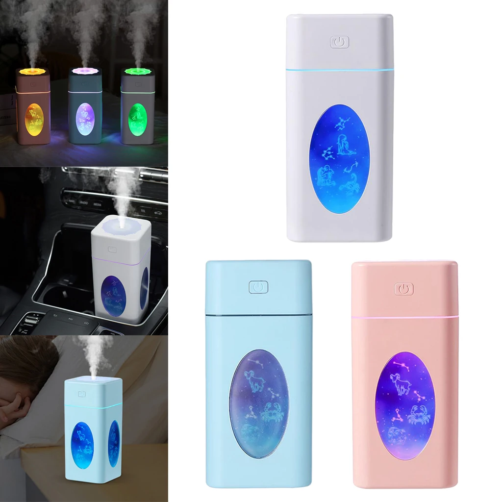 

Portable Travel Mini Humidifier 260ML Ultrasonic USB Aroma Essential Oil Diffuser Night Lamp Mist Maker Humidificador