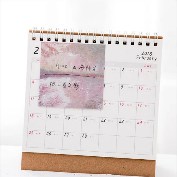 

1PC New Oil Painting Series Notepad Creativity Design Memo Pad Sticky Note School Memos Supplies ss-147