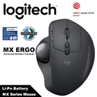 Logitech MX ERGO Улучшенная Беспроводная Bluetooth-мышь с перезаряжаемым литий-полимерным аккумулятором, унифицирующий USB-приемник для Windows