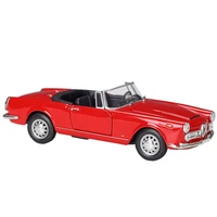 welly diecast 124 scale car classic ds 19 cabriolet high simulation model car alloy metal toy car for chlidren gift collectio