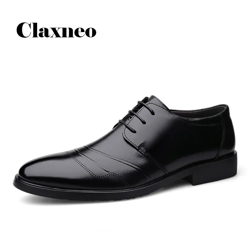 CLAXNEO мужская модельная обувь весна-осень 2020 Мужская официальная кожаная мужские