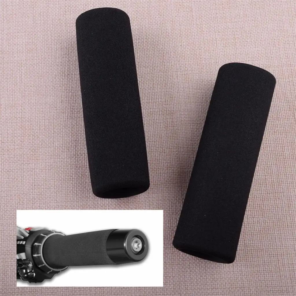 

Пара Черные мотоциклетные крышки на ручки комфорт Touring ручками, пригодный для BMW R1200GS устройство локального контроля, анти-скольжения EPDM