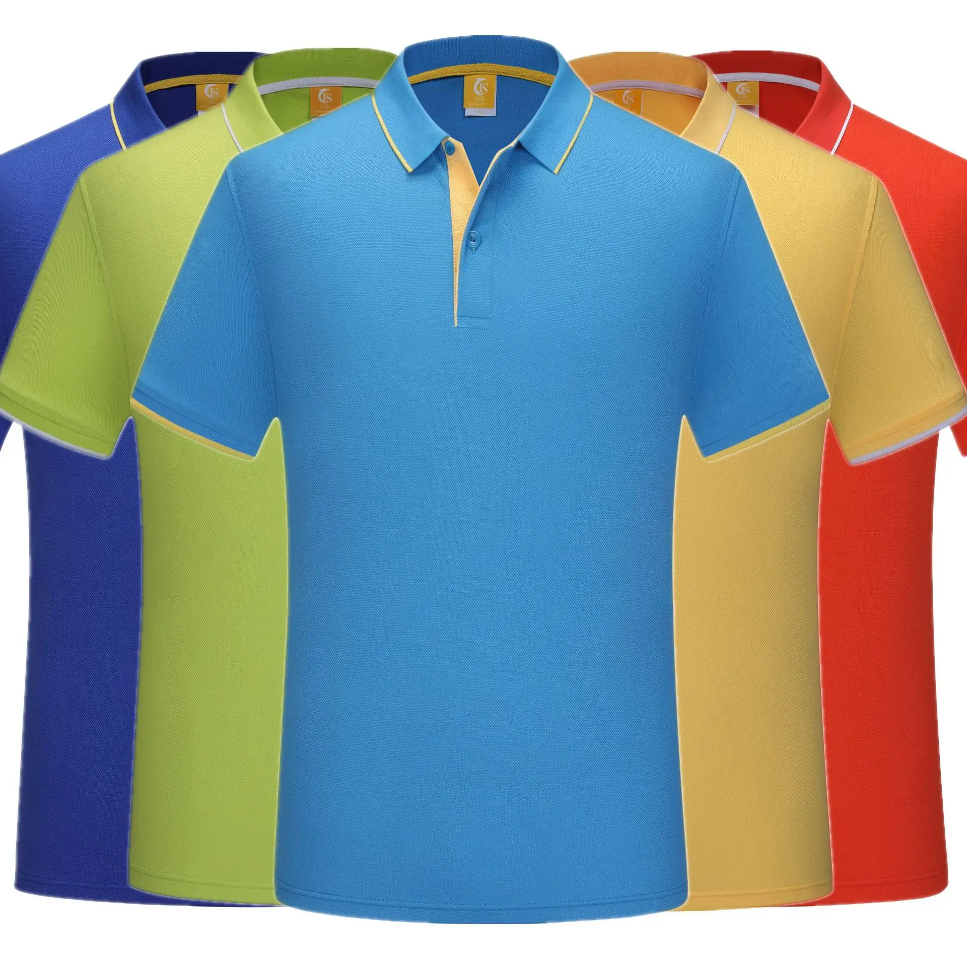 

Collar short sleeve polo clothing enterprise t-shirts