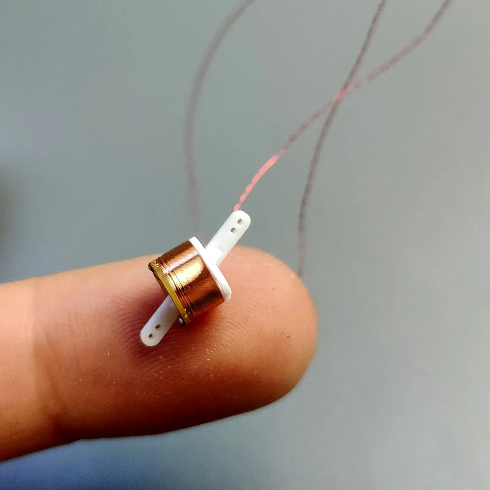 Микроактуатор катушки, магнитно-микро-серво для плоскости, электромагнитный руль, модель DIY весом 0,44 г, тип рычага.