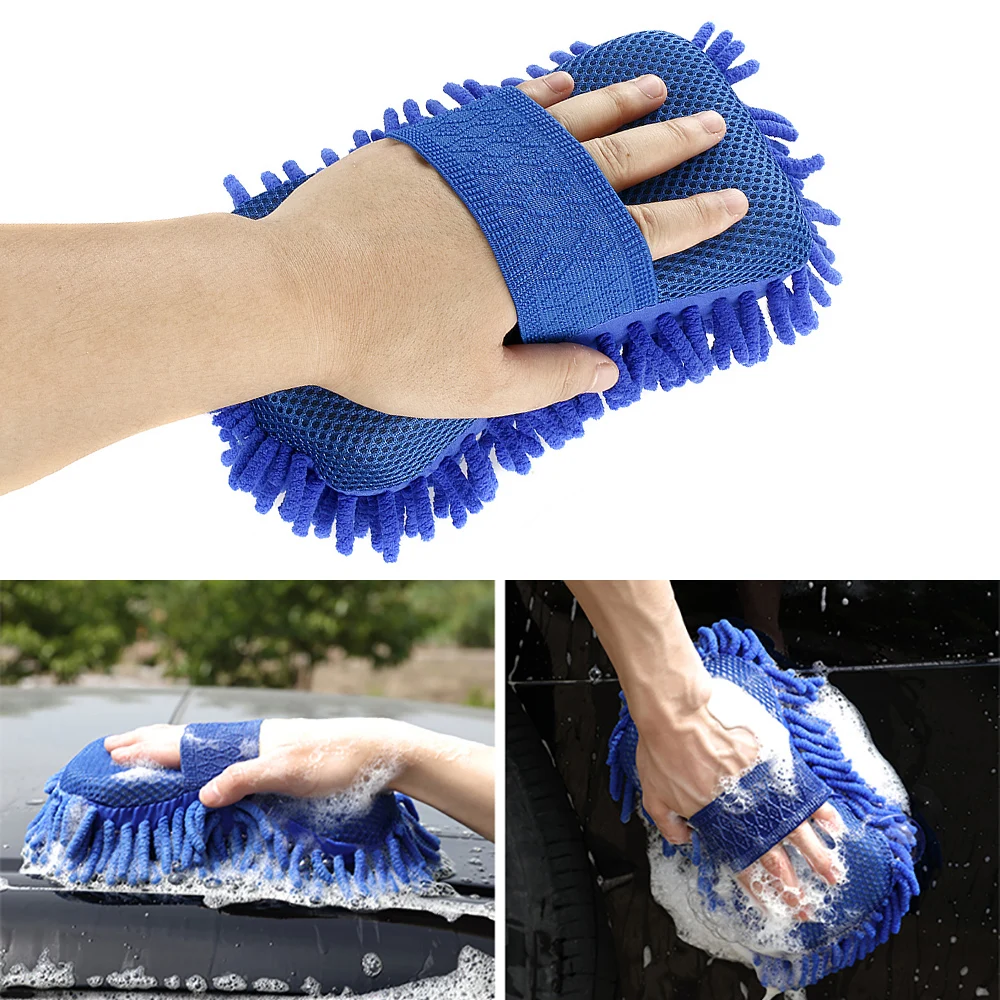 

Car Styling Sponge Microfiber Washer Towel Duster for Cleaning Detailing Washing Brushes Multi Washing Sponge Duster Accessories