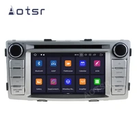 aotsr 2 din car radio coche android 10 for toyota hilux 2012 2017 central multimedia player gps navigation 2din dsp autoradio