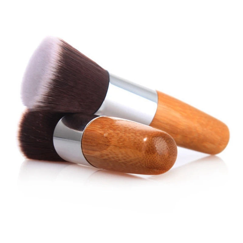 Цельнокроеное платье большого размера с круглым макияж кисть для нанесения