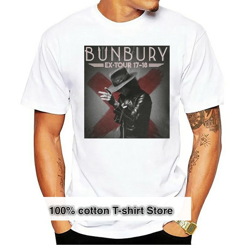 

ENRIQUE BUNBURY tour dates 2018 BLACK SHIRT S TO 2XL AMJ