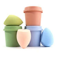 fashion make up blender cosmetic puff makeup sponge foundation powder sponge beauty tool makeup tool accessories coffee cup