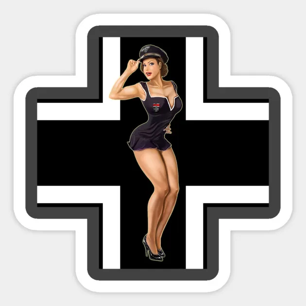 1 шт. немецкий Набор стикеров Pin Up 2 для привлекательной девушки Аниме игрушечные