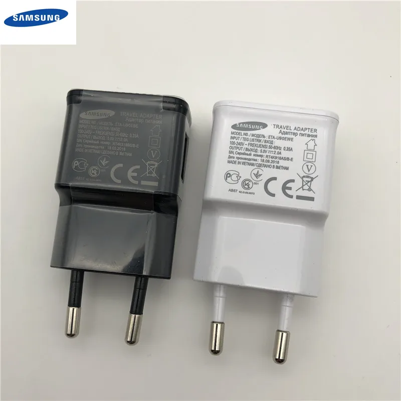 Оригинальное настенное зарядное устройство samsung 5В 2А micro usb кабель для galaxy s4 s6 s7 edge