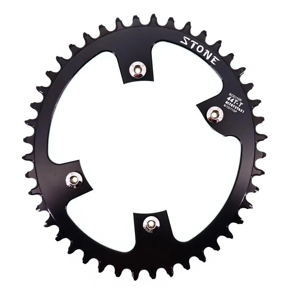 Овальная звезда Stone 110 BCD для велосипеда Shimano 105 R7000 r8000 r9100 42 46t 48 50 54 55 58 60T 110bcd|Шатун и